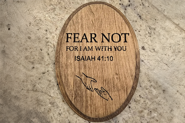 Wood & Slate Cut Art